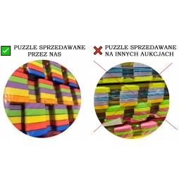 Edukacyjne puzzle piankowe XXL 40 sztuk