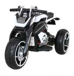 Future Motorcycle for Kids - White with Audio Panel