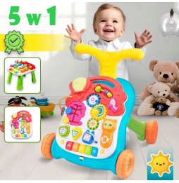 5-in-1 Interactive Walker Push Toy for Kids