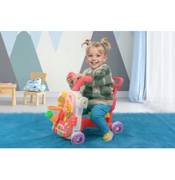 4-in-1 Push Bike Pink for Kids