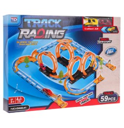 Large Racing Track 59 Pieces with Loops