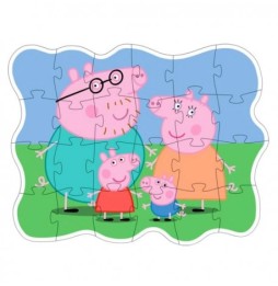 Puzzle dla dzieci Świnka Peppa, 24 elementy