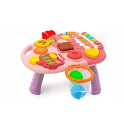 Pink 2-in-1 Educational Piano Walker