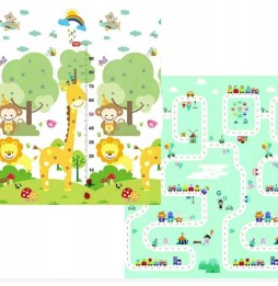 Piankowa mata edukacyjna 200x180 cm