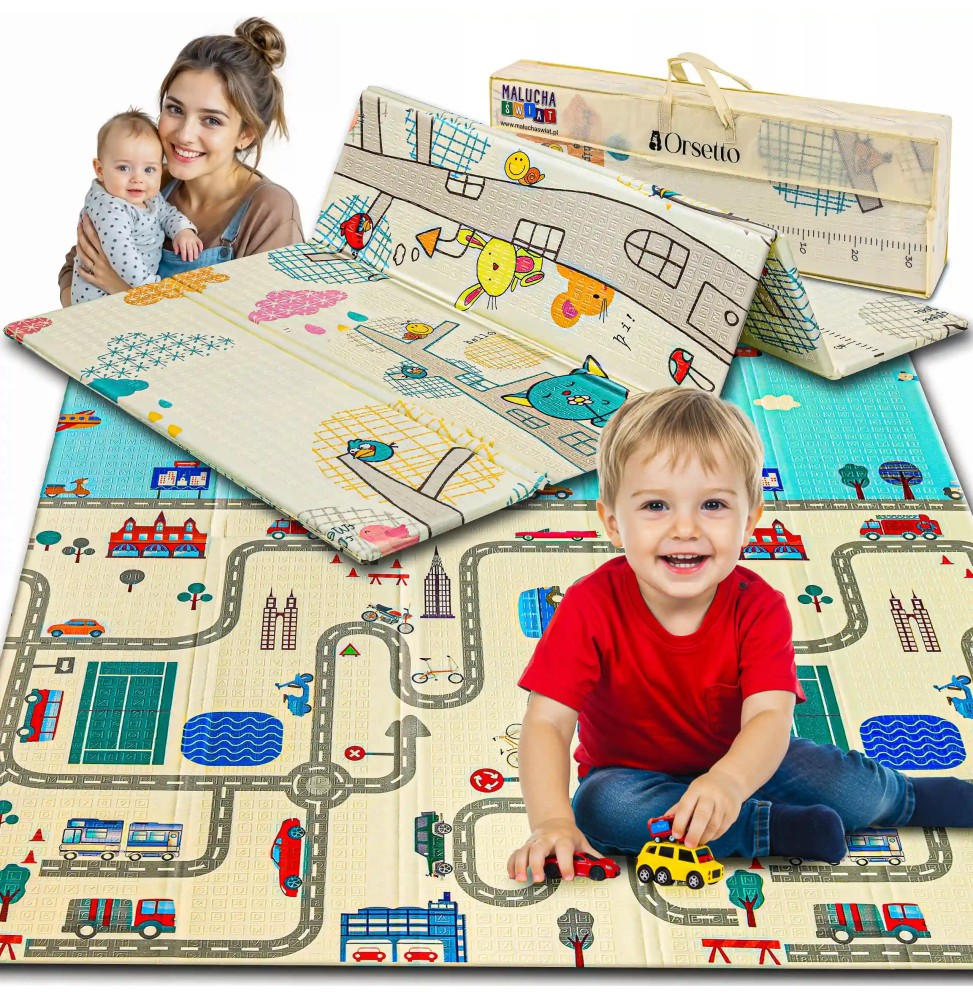 Educational Foam Mat for Kids 150x200 cm