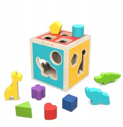 Drewniany sorter edukacyjny Tooky Toy