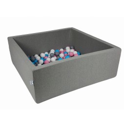 Square Dry Pool 110cm with 300 Balls