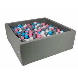 Square Dry Pool 110cm with 300 Balls