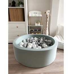 Dry Pool with Balls Dirty Mint 250pcs