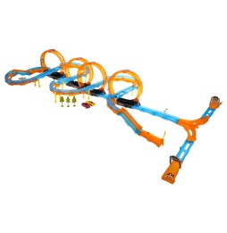 Mega Racing Track 74pc with Loops for Kids