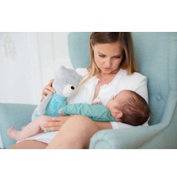 Szumisie Teddy Bear Lily Gray with Teether