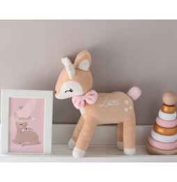 Plush Fawn with Bow - Melootka