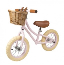 Bicicleta Banwood FIRST GO! roz pentru copii