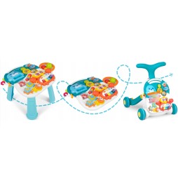 Interactive Walker Push Toy and Educational Table