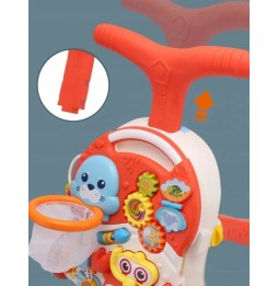 Interactive Walker Push Toy and Educational Table