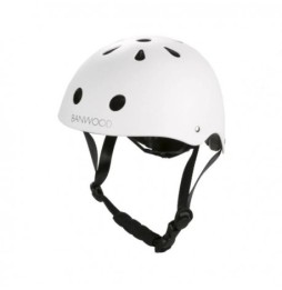 Banwood Kids' White Bicycle Helmet - Adjustable