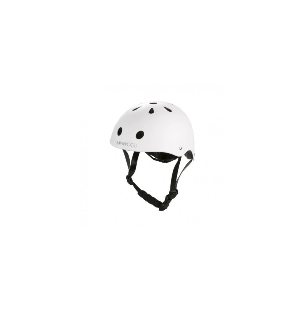 Banwood Kids' White Bicycle Helmet - Adjustable