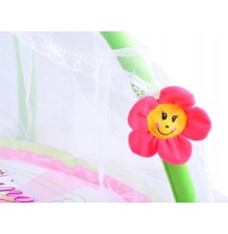 Flower Play Mat with Mosquito Net for Babies