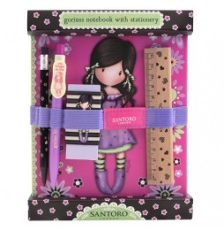 Gorjuss Fiesta Notebook with School Supplies