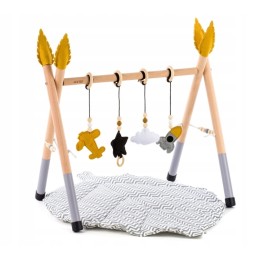 Edukacyjny stojak Baby GYM Grey