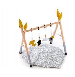 Edukacyjny stojak Baby GYM Grey