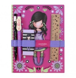 Gorjuss Fiesta Notebook with School Supplies