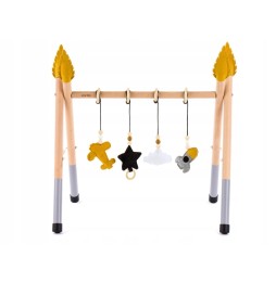 Edukacyjny stojak Baby GYM Grey