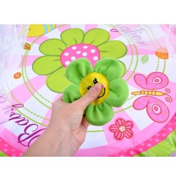 Flower Play Mat with Mosquito Net for Babies