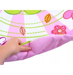 Flower Play Mat with Mosquito Net for Babies