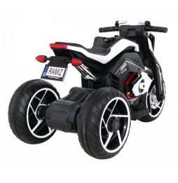 Future Motorcycle for Kids - White with Audio Panel