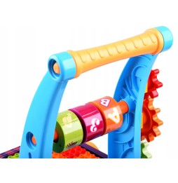 Push Toy Cart with Colorful Blocks Jokomisiada