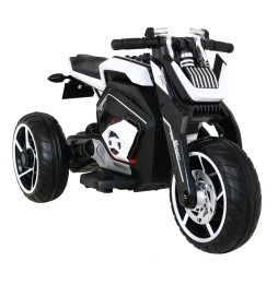 Future Motorcycle for Kids - White with Audio Panel