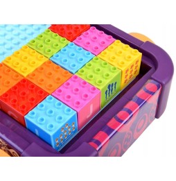 Push Toy Cart with Colorful Blocks Jokomisiada