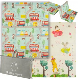 Edukacyjna mata Happy Hippo dla dzieci