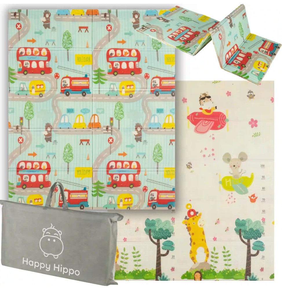 Edukacyjna mata Happy Hippo dla dzieci Edukacyjna mata Happy Hippo dla dzieci