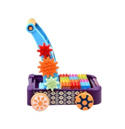 Push Toy Cart with Colorful Blocks Jokomisiada