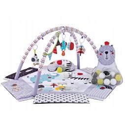 Contrasting Baby Play Mat with Balls