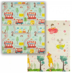 Edukacyjna mata Happy Hippo dla dzieci