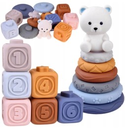 Soft Rubber Sensory Blocks for Kids