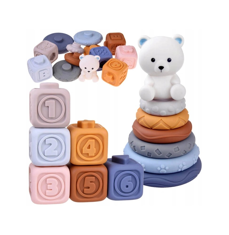 Soft Rubber Sensory Blocks for Kids