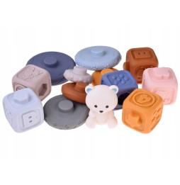 Soft Rubber Sensory Blocks for Kids