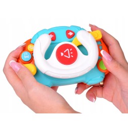 Interactive Steering Wheel for Kids with Sound