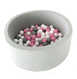 Light Gray Ball Pit with 250 Balls