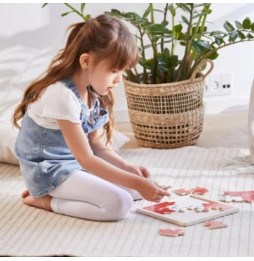 Wooden Moomin Puzzles - Caring, 16 Pieces