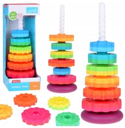 Colorful Stacking Pyramid for Kids