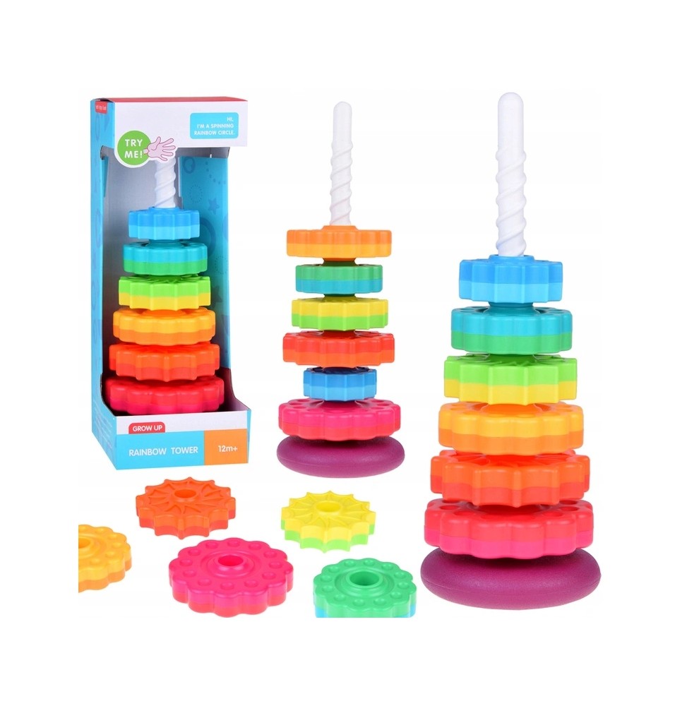 Colorful Stacking Pyramid for Kids