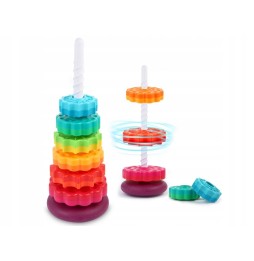 Colorful Stacking Pyramid for Kids