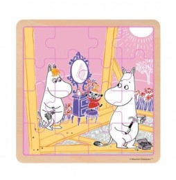 Wooden 16 Piece Moomins Puzzle for Kids 2+