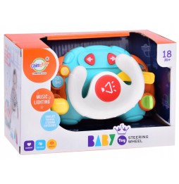 Interactive Steering Wheel for Kids with Sound