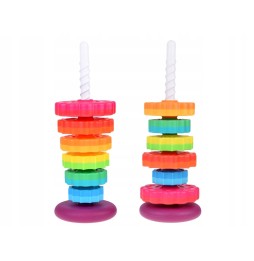 Colorful Stacking Pyramid for Kids